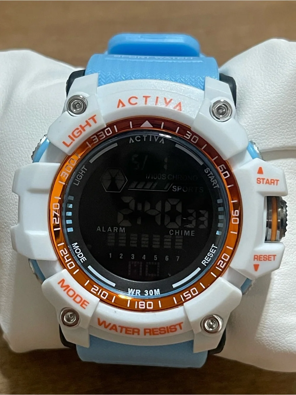 Activa X Invicta Digital Men's Watch - 56mm. Light Blue